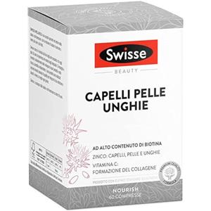HEALTH AND HAPPINESS (H&H) IT. Swisse Integratore Capelli Pelle Unghie 60 Compresse Biotina Zinco e Vitamina C