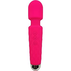 Ink Jungle Miele Jungle Ricaricabile Wireless Vibratore Bacchetta Massaggiatore 8X Velocità 20x Modalità Funzionamento silenzioso Imballaggio discreto (Rosa)
