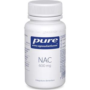 Pure Encapsulations - NAC 600 mg - Integratore con N-Acetilcisteina Pura - 30 Capsule