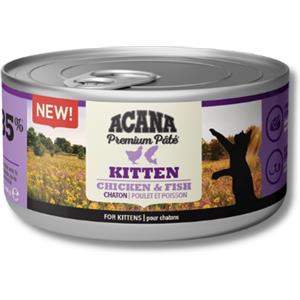 Acana Premium Paté Kitten Pollo e Pesce - Cibo Umido per Gattini 85 g
