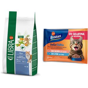 Affinity Libra Crocchette per Gatto Sterilizzato 12 kg - Tonno, Pollo, Manzo e Pesce di Mare