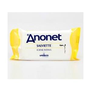 Uniderm Anonet Salviette Intime - 15 Pezzi per Detersione Intima Delicata e Pratica