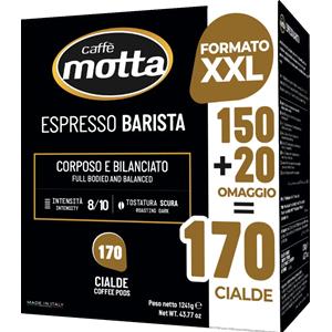 Caffè Motta Cialde Espresso Barista 150 20 Cialde ESE 44mm - Intenso e Aromatico