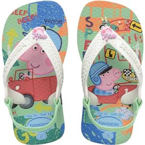Havaianas - Bebè Peppa Pig, Infradito Unisex da Bebè Comode e Sicure, Design Peppa Pig, Suola Antiscivolo e Resistenti all'Acqua