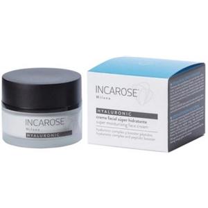 Incarose Hyaluronic Crema Viso Superidratante 50 ml - Idratazione Profonda e Anti-Aging per Viso, Collo e Décolleté