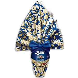 Generico Baci Perugina SPECIAL Uovo di Pasqua CLASSICO Fondente Extra con 4 Baci Perugina Inclusi e Sorpresa - Uovo di Cioccolato Fondente Extra 265g