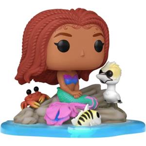 Funko Pop! Deluxe - The Little Mermaid - Ariel & Friends - Figura in Vinile da Collezione, Altezza 9,5 cm, Merchandising Ufficiale Disney
