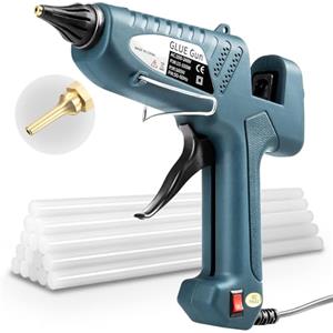 MAXDONE Pistola Colla a Caldo 100W Colla a Caldo Pistola a Caldo Professionale, Pistola Colla a Cald Pistole per Colla con 11mm Stick di Colla Pistole per Colla Glue Gun