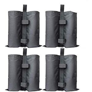 RIOGOO 4 pezzi sacchi di sabbia di peso industriale resistente a doppia cucitura, zavorre pesi, pesi a gamba, per tenda pop up