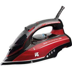 Di4 Vapore Stiro Performance Ferro da Stiro a Vapore 3200W, Colpo di Vapore 220 g, Sistema Anticalcare 3‑in‑1, Sensore Touch, Controllo Intelligente del Vapore, Piastra Diamond 4D, Anti‑Lucido
