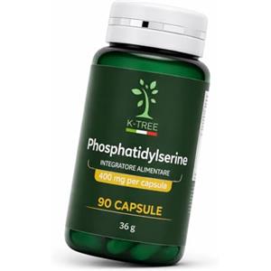 K-TREE Fosfatidilserina Pura 400mg Contrasta il Cortisolo abbassare dimagrire (Cortisol Blocker) Migliora Memoria e Concentrazione Riduce lo Stress Integratore alimentare, rilassa e protegge la mente