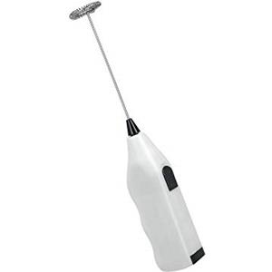 Metaltex 25.92.31 - Montalatte elettrico portatile con frusta a spirale in acciaio inox, colore: Bianco