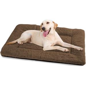 BaoDan Cuccia Cane Interno Taglia Grande, Cuscino Cane con Base Antiscivolo, 122x75 cm Cuscino per Cani Confortevole, Letto per Cani Gatto Lavabile, Pelosa Morbida, Marrone