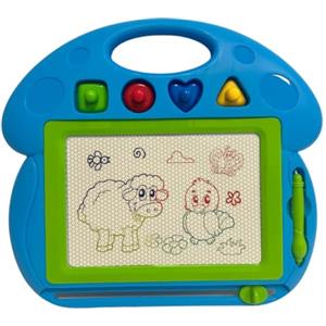 Generico Lavagna Magica per Bambini Scrive a Colori Cancellabile Magnetica Disegno Tavoletta Giocattolo Educativo Misura Maxi e Media con Penna e Stampini Timbrini Lavagna Cancellabile Magnetica Giochi Bambini