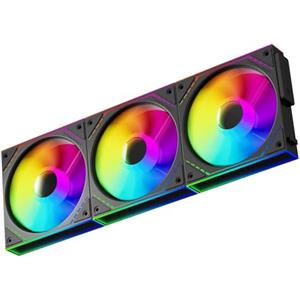 TR TL-M12Q-S X3 - Ventola per CPU da 12 cm, con spina PWM, raffreddamento silenzioso, con luce ARGB, ventola per PC con specchio ARGB