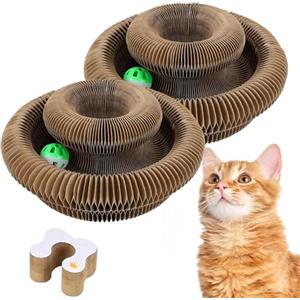 Reiteag Tiragraffi Emporio Animale, Graffia Gioca Dorme Gatti - Tunnel Gigante Magnetico, Trasformabile In Cuccia E Area Gioco (2-pezzo)