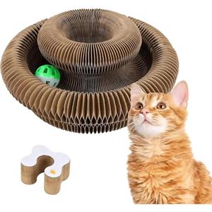 Reiteag Tiragraffi Emporio Animale, Graffia Gioca Dorme Gatti - Tunnel Gigante Magnetico, Trasformabile In Cuccia E Area Gioco (1-pezzo)