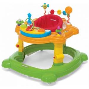 Foppapedretti Girello PlayGiò - Activity Center con giochi istruttivi, dispositivo musicale e seduta regolabile