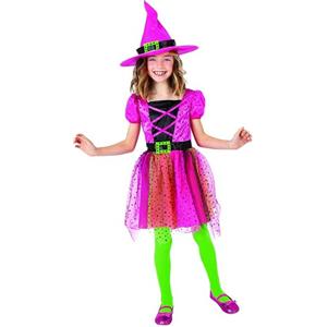 Rubie's Costume di Carnevale Strega Rosa Superstar - M (5-7 anni)