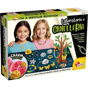Lisciani Giochi I'm a Genius Laboratorio di Gioielleria - Kit Creativo per Creare Gioielli e Stimolare la Creatività