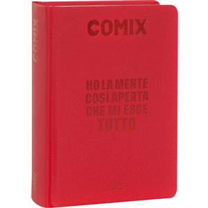 Panini Editore Panini Diario Agenda Comix 16 Mesi Standard Deep Red