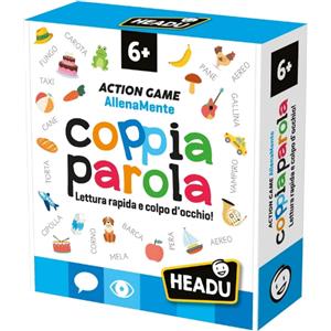 HEADU Coppia Parola - Gioco Educativo di Lettura Rapida e Colpo d'Occhio per Bambini 5-8 Anni
