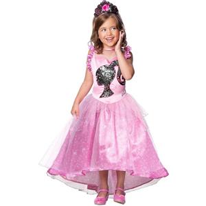 Rubie's Costume di Carnevale per Bambini Barbie Principessa - M (5-6 anni)
