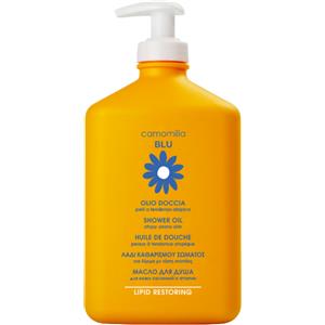 M&D Pharmacy Camomilla Blu Olio Doccia 1000ml - Formula Non Schiumogena per Pelli Sensibili e Atopiche