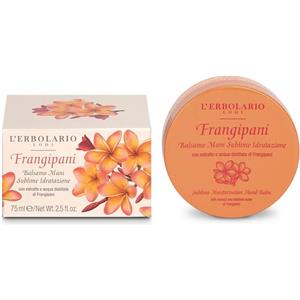 L'Erbolario Frangipani Balsamo Mani Idratante 75 ml - Trattamento Ultra-Nutriente con Estratto di Frangipani