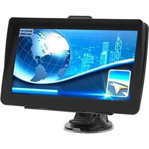 banapoy Navigatore per auto, comandi vocali Navigazione GPS portatile touch screen 7 pollici per camion