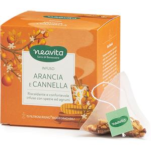 Neavita Filtroscrigno Arancia e Cannella - Infuso con 15 Filtri, Sapore Caldo e Speziato