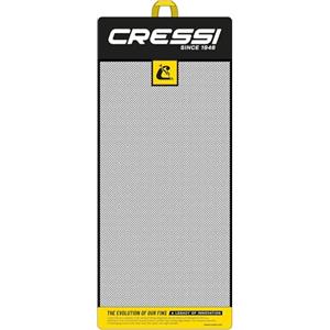 Cressi dal 1946 - FIns Net Mesh Bag - Borsa a Rete Nero/Giallo Spaziosa e Resistente, Progettata per Trasportare Comodamente Le Pinne Dopo Ogni Immersione o Sessione di Snorkeling - L_36x90 cm