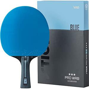 STIGA Racchetta da Ping Pong Pro WRB Blue Edition - Racchetta da Tennis Tavolo a 3 Stelle con Rivestimento in Gomma Blu