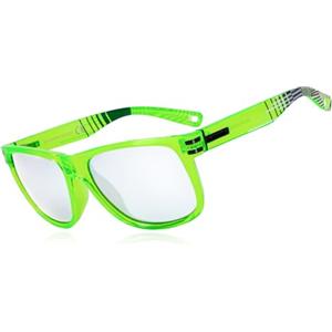 Queshark Occhiali da Sole da Uomo, Lusso Retro Vintage Ultraleggero, UV400 Occhiali da Sole Polarizzati Per Guida Corsa Pesca Escursionismo Golf