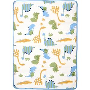 PERLETTI Traversine Neonato Fasciatoio Impermeabili 50x70 cm - Traversa Teli Cambio Bambino Lavabili in Lavatrice - Traverse Bimbo Riutilizzabili Versatili Morbide con Disegni (Azzurro, 50x70 cm)