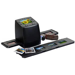 Technaxx Germany Scanner per diapositive Converti pellicola negativa e diapositiva in JPEG digitale Salva su scheda SD-SDHC con display TFT Nessun computer/software richiesto DS-02