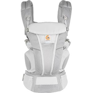 Ergobaby Marsupio Ergobaby Omni Breeze per neonati, 4 posizioni SoftFlex Mesh marsupio anteriore ergonomico marsupio posteriore per neonati (Pearl Grey)