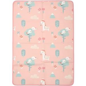 PERLETTI Traversine Neonato Fasciatoio Impermeabili 50x70 cm - Traversa Teli Cambio Bambino Lavabili in Lavatrice - Traverse Bimbo Riutilizzabili Versatili Morbide con Disegni (Rosa, 50x70 cm)