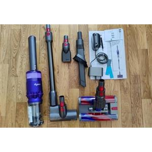 Finoo Dyson Omni-Glide - Aspirapolvere senza fili, colore: Argento/Viola