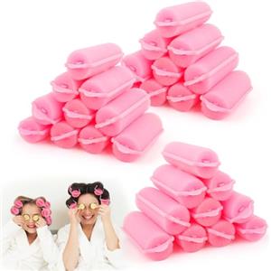 KILDOWS 30 Pezzi Bigodini di Spugna，per Styling Capelli 40/30/25mm in Schiuma，Parrucchiere Bigodini 3 dimensioni Rullo flessibile，per Donne Ragazze e Bambini Fai da te Arricciare i Capelli