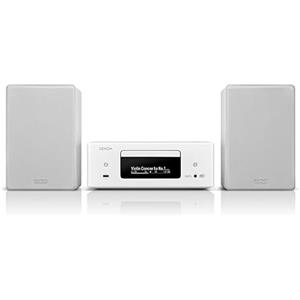 Denon CEOL N12DAB Sistema all-in-one con lettore CD, radio DAB/FM, HDMI ARC e HEOS® Built-in - Bianco