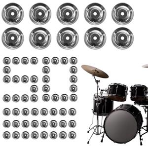 Hogvinnatil piattini tamburo a percussione, anelli campana tamburello | tamburello 50 pezzi, piattini, Ching - tamburo campana, tamburo