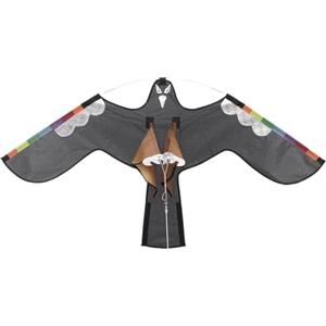 Generic Aquilone volante falco - Uccelli riflettenti con piume che spaventano l'aquilone volante falco | Dispositivo spaventapasseri per piccioni riflettente Hawk Flash per spaventapasseri da giardino domesti