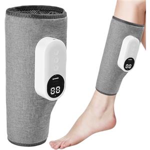 Vuxava Massaggiatore Per Gambe Con Riscaldamento - Pressoterapia Gambe e Piedi, Linfodrenaggio e Circolazione - Massaggiatore Elettrico per Relax Muscolare, Anticellulite, Uso Domestico
