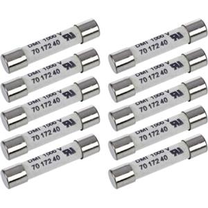 Sirxlevcy 1000 V 500 MA 10 Pezzi 6,3X32 mm Portatile Pratico Fusibile In Ceramica Bianca per Multimetro