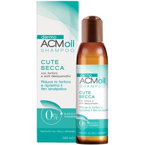 Ekuberg Dermoacm Oil Shampoo per Cute Secca 200 ml - Antiforfora e Idratante