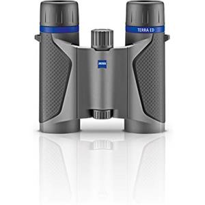 Zeiss Terra ED Compact Pocket - Binocolo da 8 x 25 cm, colore: grigio e nero