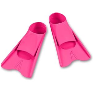 DRUNA Pinne per Nuoto, Immersioni e Allenamento in Piscina Pinne corte Unisex (Rosa, 32/33)