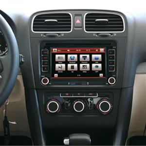 RUXYAXFOL Autoradio con schermo compatibile con VW Golf 5/6, RCD330, Passat, Skoda, Polo, T5 e altri modelli | CarPlay & Android Auto wireless integrati | Supporta AM/FM/RDS, USB, Bluetooth |stereo polo