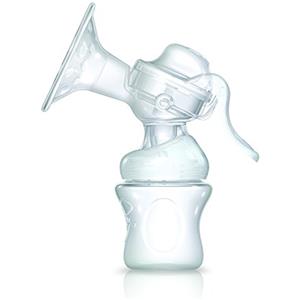 Nuby Tiralatte Manuale con Valvola di Suzione Regolabile e Coppa in Silicone Morbido